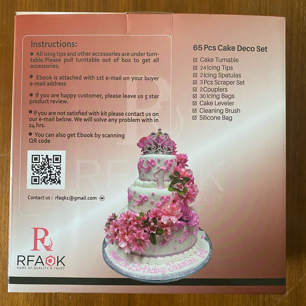 RFAQK 65 PCs Cake Decorating Kit Set - Picture 2 of 4